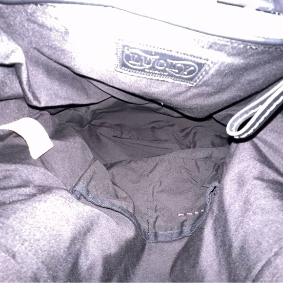 LUCKY Brand Floral Canvas Shoulder Bag - Purple and Black - Picture 7 of 9